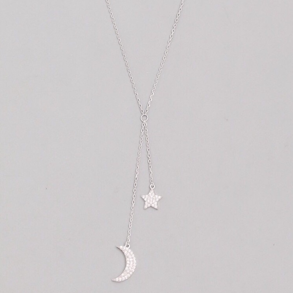 Moon and Stars Necklace
